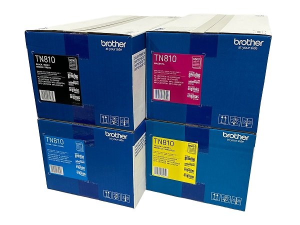 Brother TN810 (C,M,Y,K) Standard Capacity Toner Set