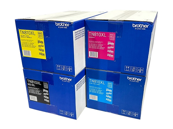 Brother TN810 (C,M,Y,K) High Capacity Toner Set