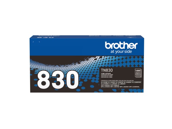 Brother TN830 Standard Yield Black Toner Cartridge