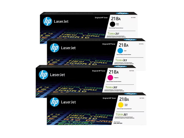 HP 218A Standard Capacity (C,M,Y,K) Complete Toner Set