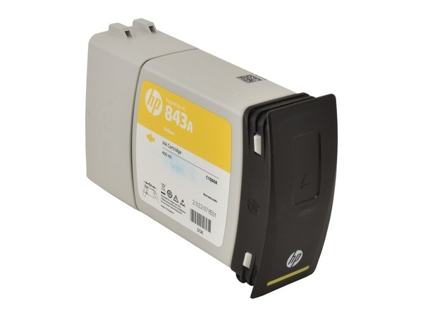 HP C1Q60A (843A) Yellow Ink Cartridge / 400-ml