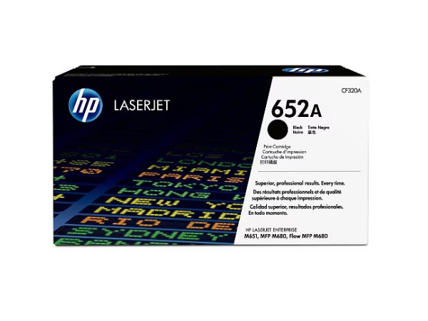 HP CF320A (HP 652A) Black Toner Print Cartridge