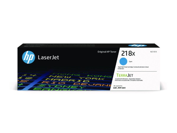 HP W2181X (218X) Cyan High Capacity Toner Cartridge