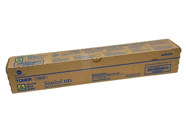 Konica Minolta A33K232 (TN512Y) Yellow Toner Cartridge