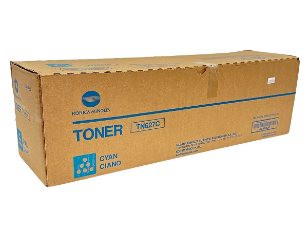 Konica Minolta TN-627C (ACVV430) Cyan Toner Cartridge