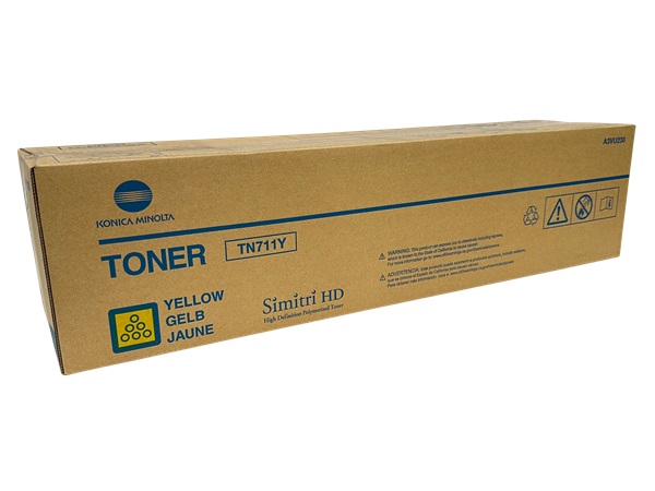 Konica Minolta A3VU230 (TN711Y) Yellow Toner Cartridge