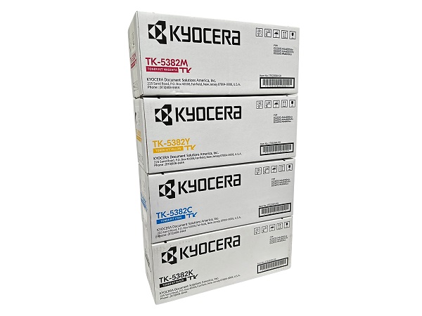 Kyocera TK5382 Complete (C,M,Y,K) Toner Set