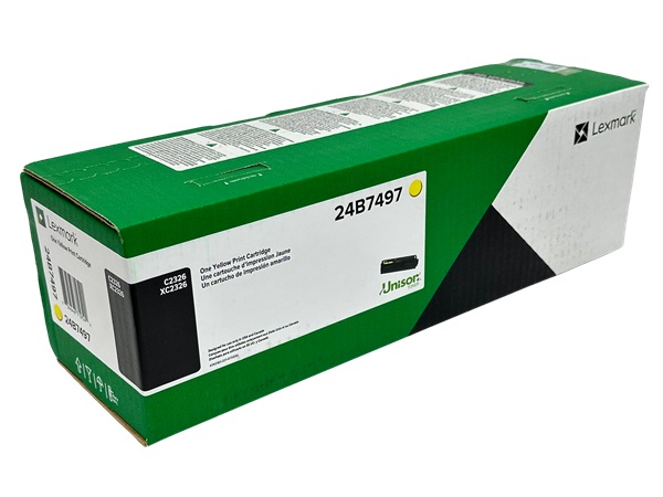 Lexmark 24B7497 Yellow Toner Cartridge