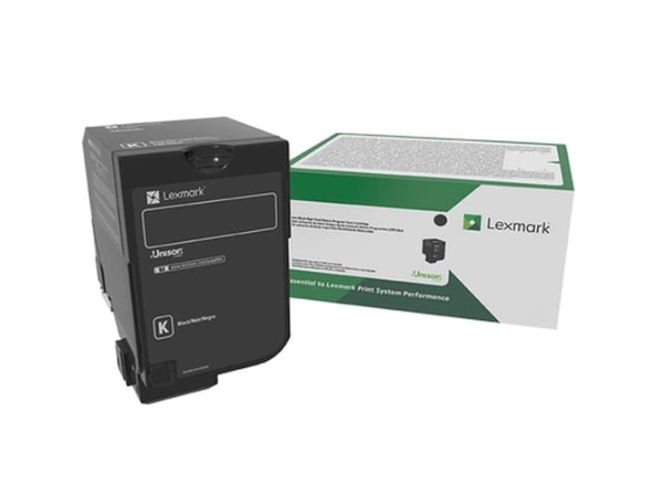 Lexmark 74C1HK0 Black High Yield Return Program Toner Cartridge