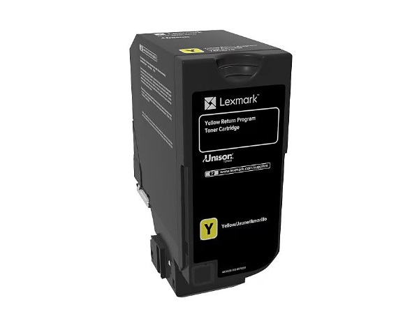 Lexmark 74C1SY0 Yellow Return Program Toner Cartridge