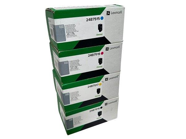 Lexmark C4342 / C4352 Complete (C,M,Y,K) Toner Set