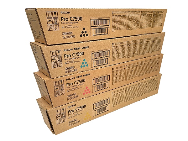 Ricoh Pro C7500 Complete Toner Set